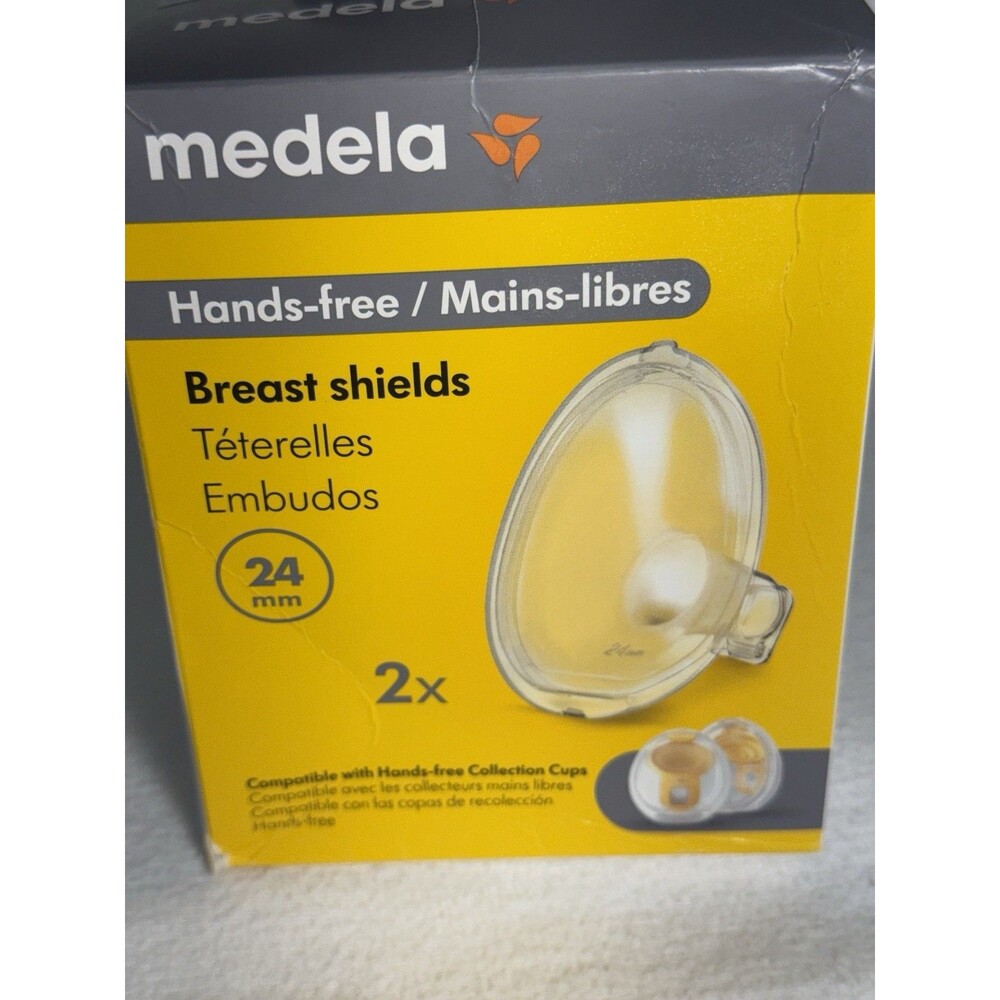 Medela Hands-free Breast Shields 24mm (2 Pack) Clear, MPN 101045782